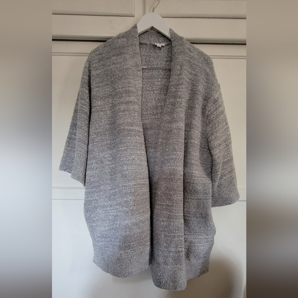 Hotel Collection Elegant Gray Women's Sweater Cardigan Size S/M